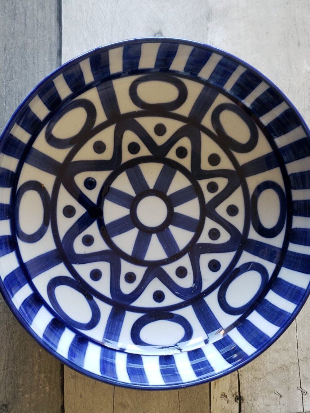 Dansk Arabesque Blue and White Bowl